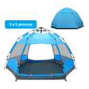Barraca Impermeável Camping Iglu Tenda Acampamento 4 Pessoas