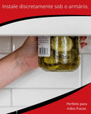 Abridor de Frascos e Garrafas sob o Armário com Antiderrapante