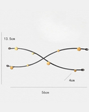 Cabide de Parede Moderno em Ferro para Entrada e Sala