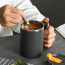 Caneca de Café de Aço Inoxidável com Tampa