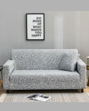 Capa de Sofá Floral com Elástico Protetor Decorativo e Ajustável