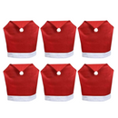 Capa para Cadeira de Natal Chapéu de Papai Noel