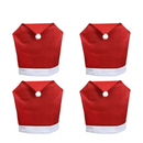 Capa para Cadeira de Natal Chapéu de Papai Noel