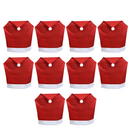 Capa para Cadeira de Natal Chapéu de Papai Noel