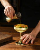 Conjunto 2 Copos Coupe Aço Inox Taças Coquetel Duráveis