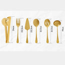 Conjunto Completo de Talheres para Servir em Aço Inoxidável