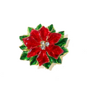 Conjunto de Anéis para Guardanapos Poinsétia 6 Peças