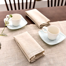 Conjunto de Guardanapos de Linho com Bainha 12 Peças