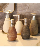 Dispenser de Sabonete em Cerâmica Estilo Retrô com Bomba Para Cozinha e Banheiro