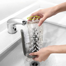 Escova de Limpeza de Garrafas com Base de Sucção