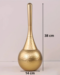 Escova de Vaso Sanitário com Suporte Dourado ou Prata