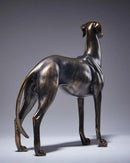 Estátua de Cachorro Galgo em Resina Decoração Elegante para Sala ou Escritório