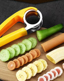 Fatiador de Banana e Frutas Cortador de Cozinha Prático e Ergonômico