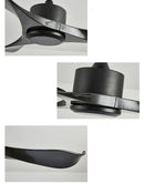 Ventilador de teto moderno Estilo Industrial com controle remoto - ZenithBreeze UrbanWind Elite Edition