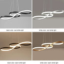 Lustre Pendente moderno LED com controle remoto - Infinity