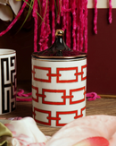 Jarra de Armazenamento em Cerâmica Dourada 350ml Decoração e Organização