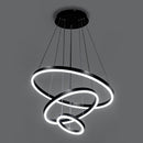 Lustre Pendente Circular Triplo em Led - Nordic Europe