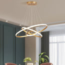 Lustre Pendente Circular Triplo em Led - Nordic Europe