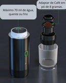 Máquina de Café Expresso Portátil Elétrica 3 em 1 Cápsulas e Pó Sem Fio