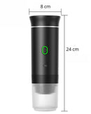 Máquina de Café Expresso Portátil Elétrica 3 em 1 Cápsulas e Pó Sem Fio