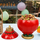 Pote de Doces de Natal com Camada Dupla em Resina