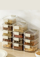 Pote de Vedação Empilhável Caixa de Armazenamento