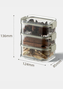 Pote de Vedação Empilhável Caixa de Armazenamento