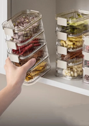 Pote de Vedação Empilhável Caixa de Armazenamento