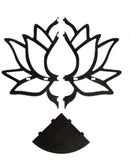 Prateleira de Canto de Parede em Madeira Estilo Boho