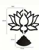 Prateleira de Canto de Parede em Madeira Estilo Boho