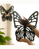 Prateleira de Canto de Parede em Madeira Estilo Boho