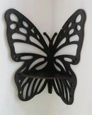 Prateleira de Canto de Parede em Madeira Estilo Boho