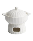 Prato de Cerâmica Térmico para Servir Refeições Quentes