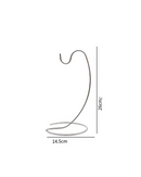 Rack de Banana com Ganchos em Bambu ou Ferro Suporte de Frutas Frescas