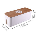 Caixa organizadora Para Filtro de Linha, régua de energia - Wooden