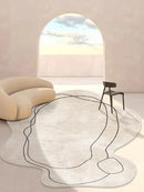 Tapete Decorativo Orgânico Abstrato Irregular - Coleção Atenas