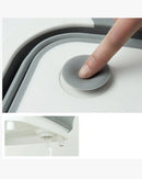 Tábua de Corte Dobrável 3 em 1 com Cesta de Drenagem