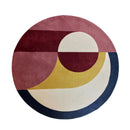 Tapete Geométrico Redondo Coleção Horizon