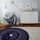 Tapete Infantil Redondo Coleção Safari Fun