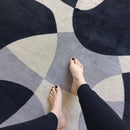 Tapete Orgânico Abstrato Grande - Coleção Flow