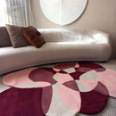 Tapete Orgânico Abstrato Grande - Coleção Flow